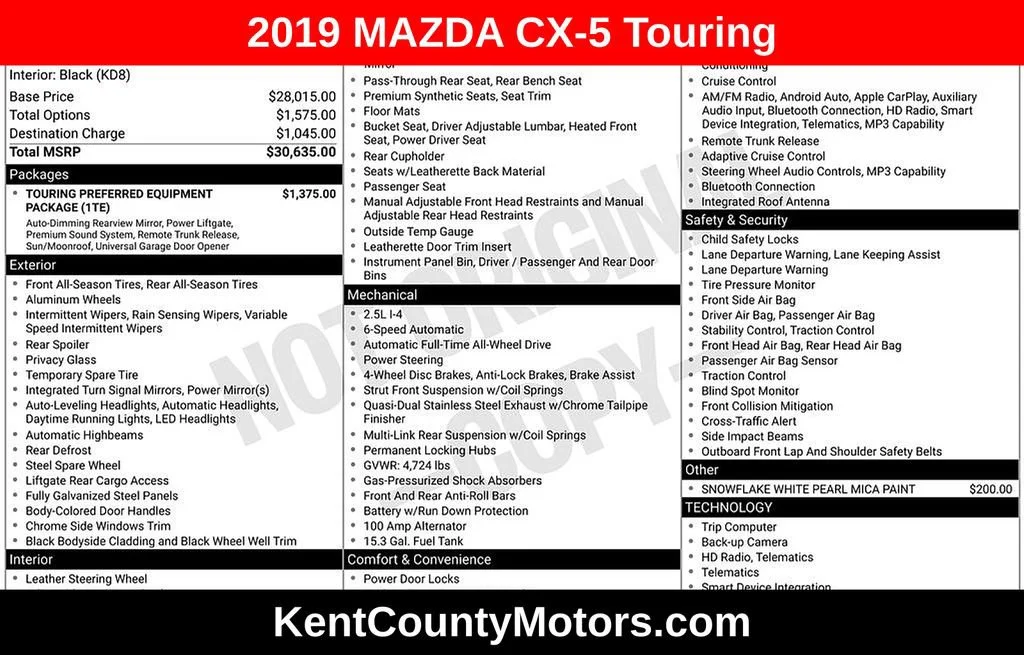 2019 Mazda CX-5 Touring Auto AWD's photo