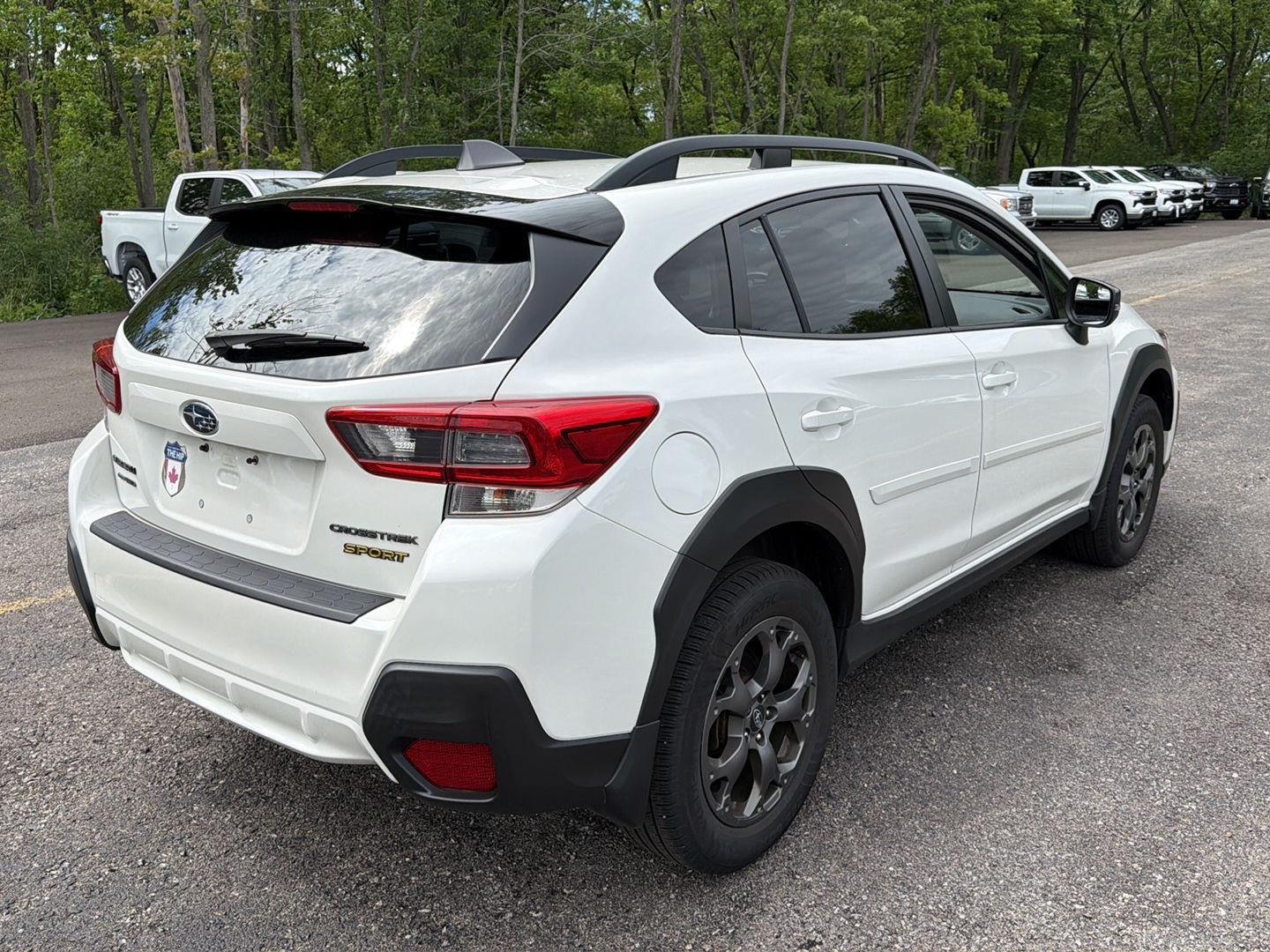 Used 2021 Crystal White Pearl Subaru Sport image 8