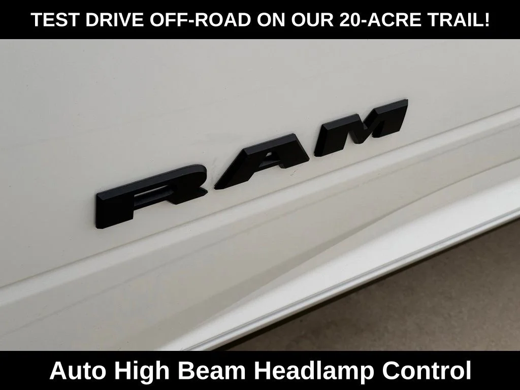 New 2026 Bright White Clear-Coat Exterior Paint RAM Laramie image 32