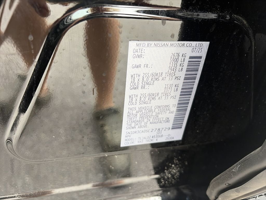 Used 2025 Black Nissan SL image 38