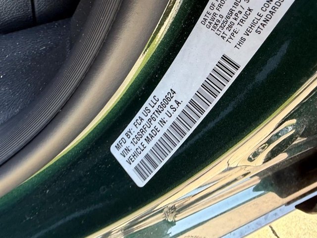 New 2026 Serrano-Green Metallic Exterior Paint RAM RHO image 24