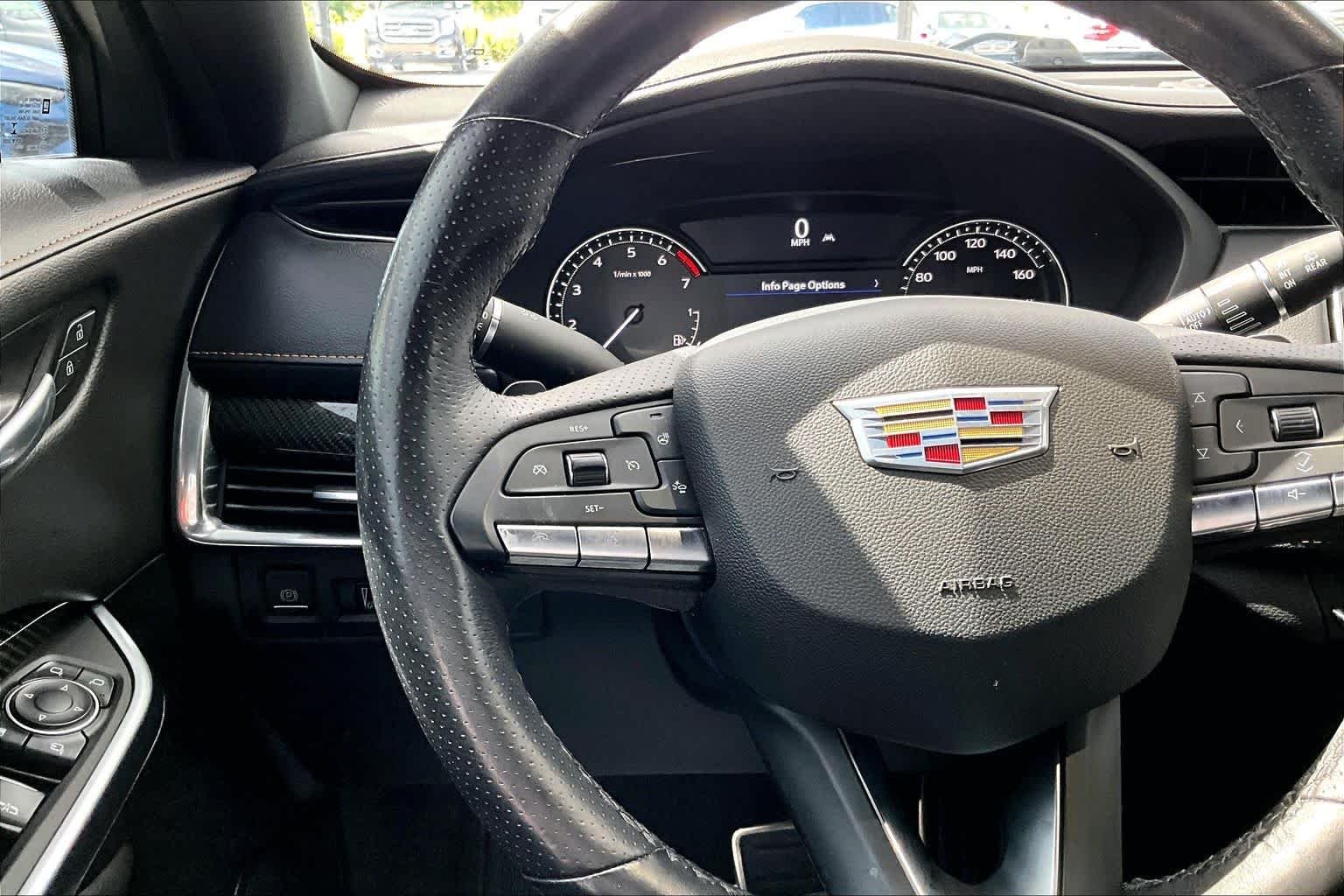 Used 2023 Stellar Black Metallic Cadillac FWD Sport image 24