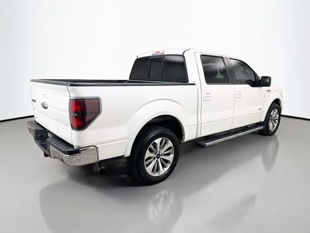 Used 2014 White Platinum Clearcoat Metallic Ford Lariat image 7