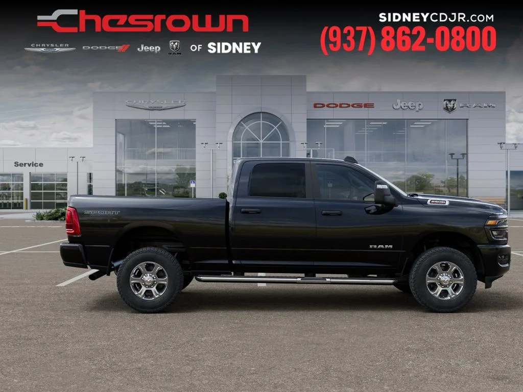 New 2026 Diamond Black Crystal Pearl-Coat Exterior Paint RAM Big Horn image 21