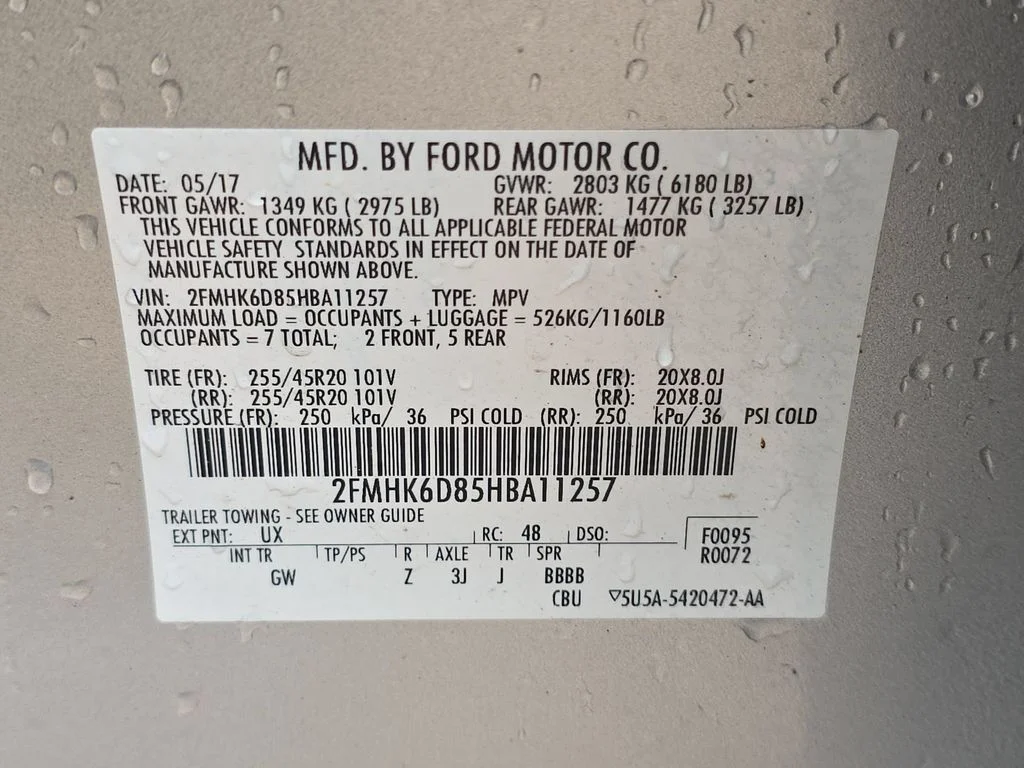 Used 2017 Silver Ford Limited image 15