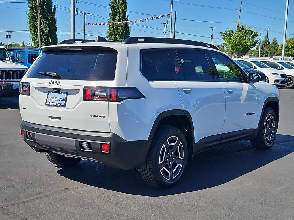 New 2026 Bright White Clear-Coat Exterior Paint Jeep Limited image 6