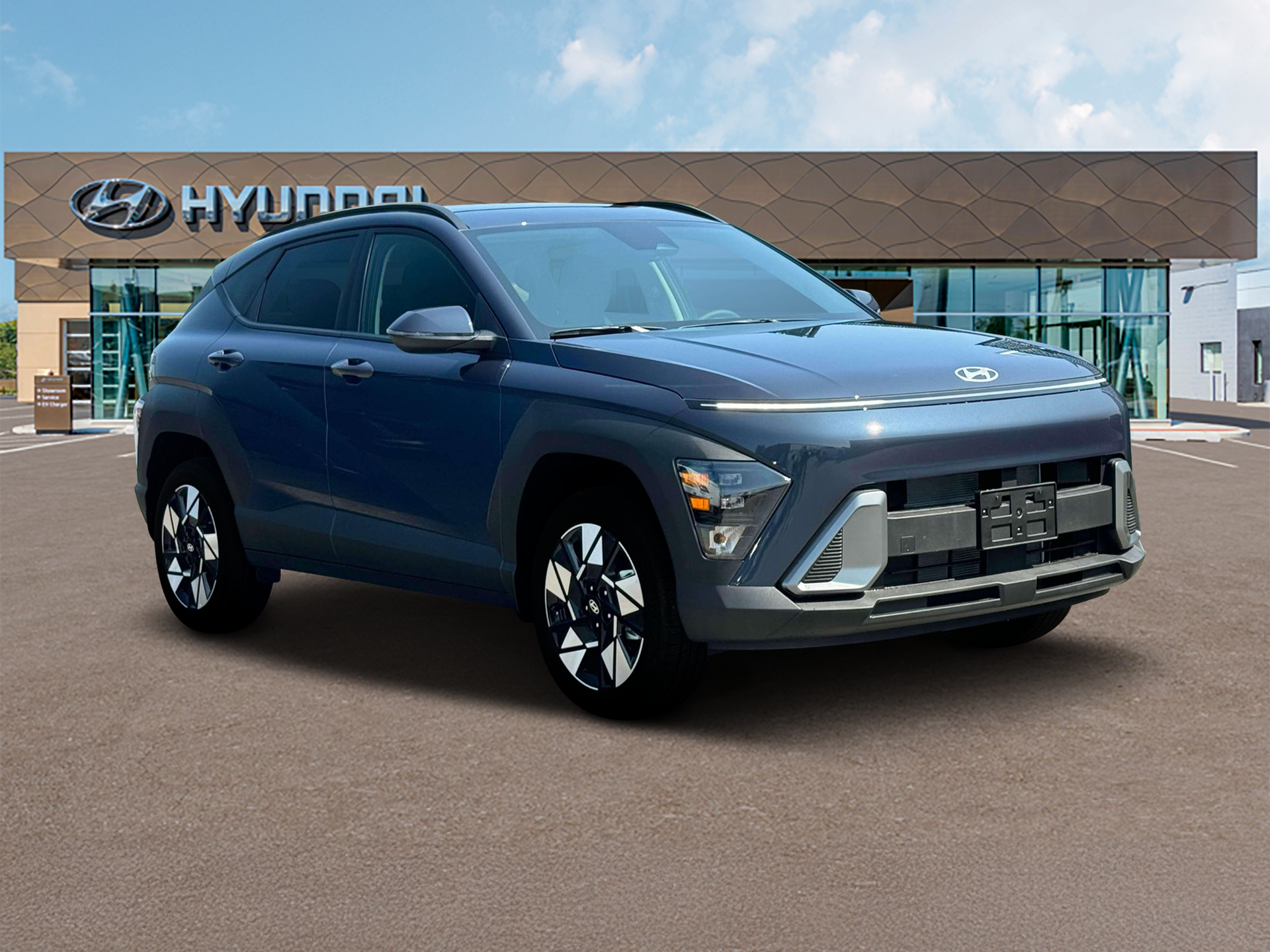 New 2025 Blue Hyundai SEL AWD image 11