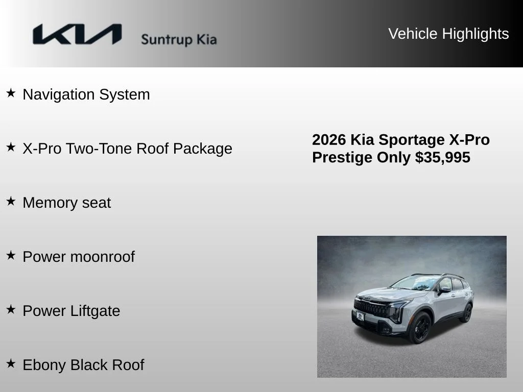 Used 2026 Gray Kia X-Pro Prestige image 7