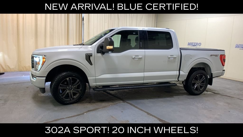 Certified Used 2022 White Metallic Ford XLT image 6
