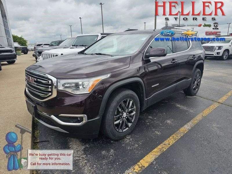 Used 2018 Black Cherry Metallic GMC SLT-1 image 1