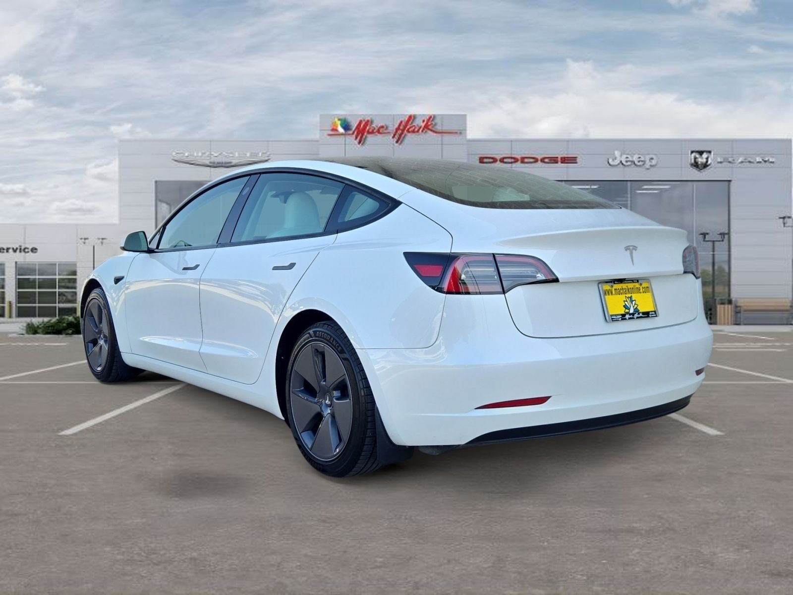 Used 2023 White Tesla Base image 3