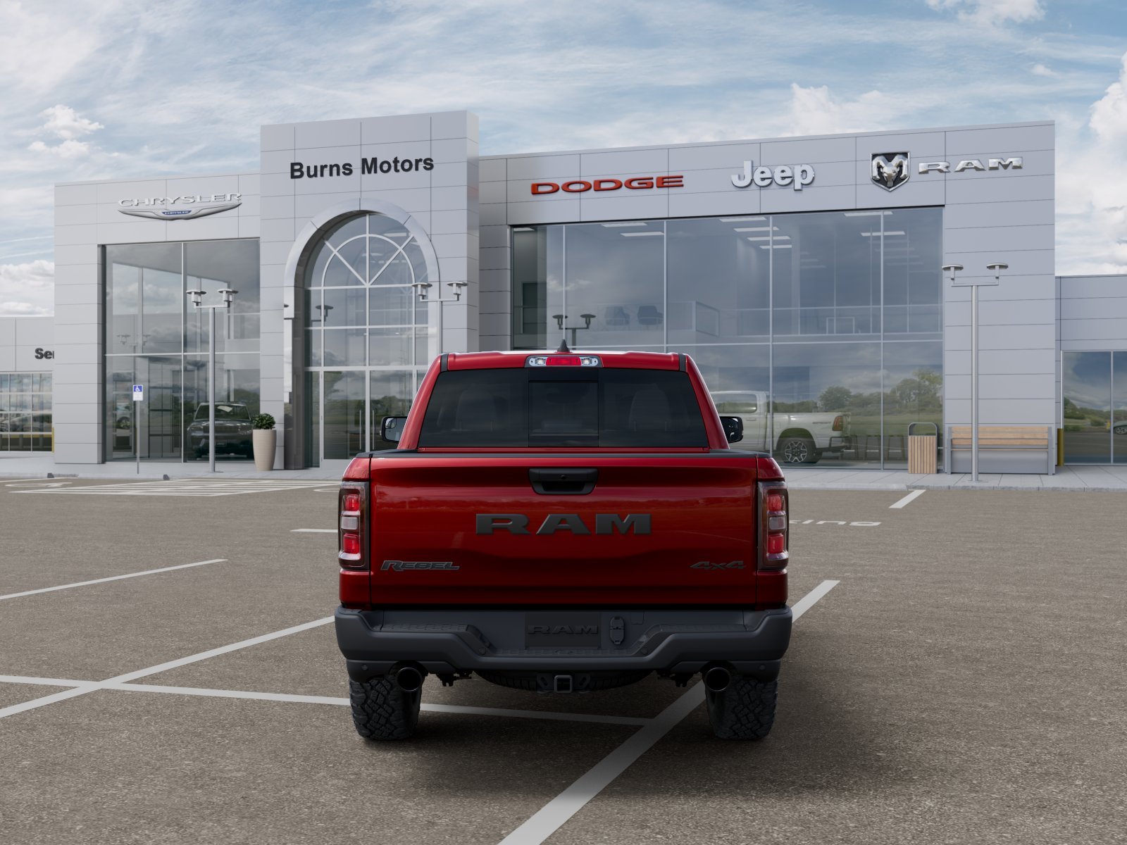 New 2026 Molten Red Pearl-Coat Exterior Paint RAM Rebel image 33