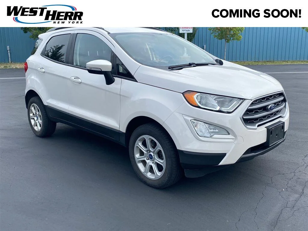 Used 2020 White Platinum Metallic Tri-Coat Ford SE image 1