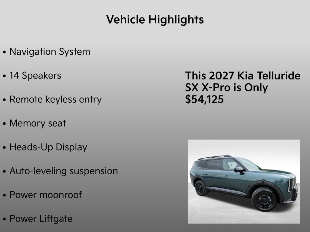 New 2027 Black Jade Green Kia X-PRO SX image 34