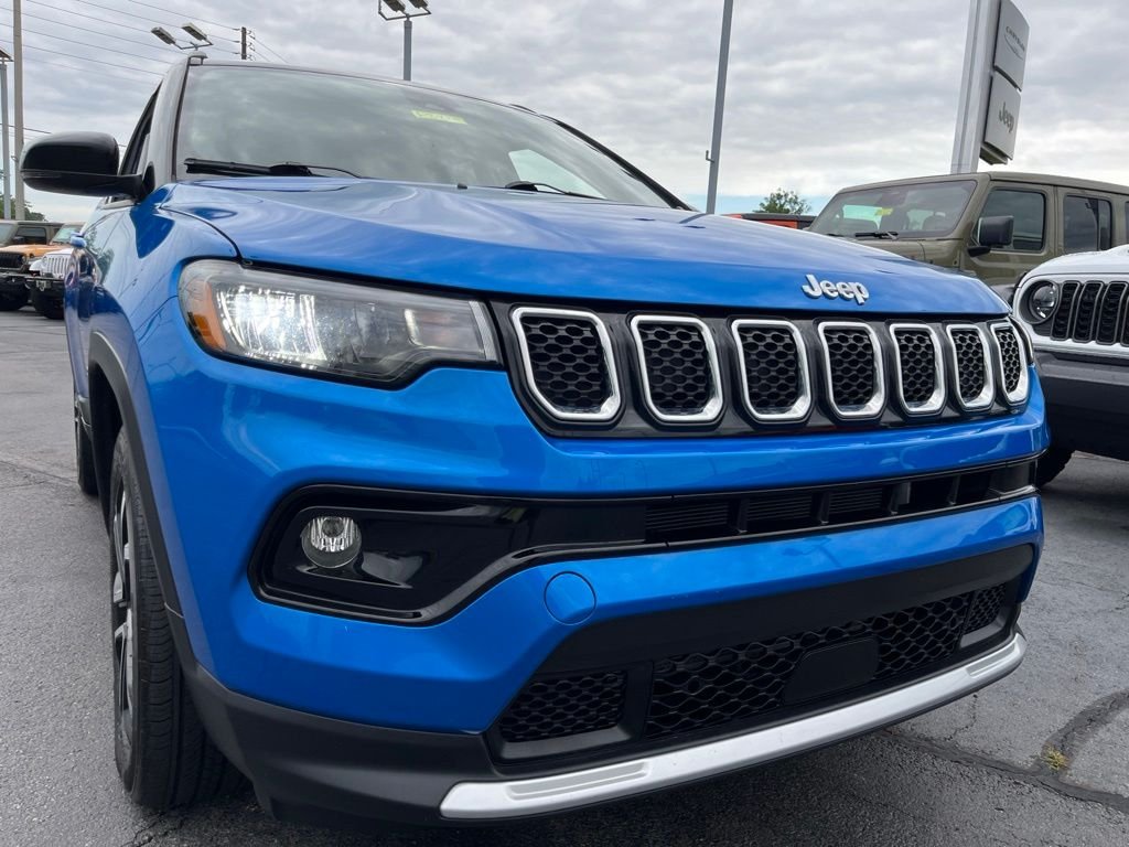 Used 2023 Laser Blue Jeep Limited image 12