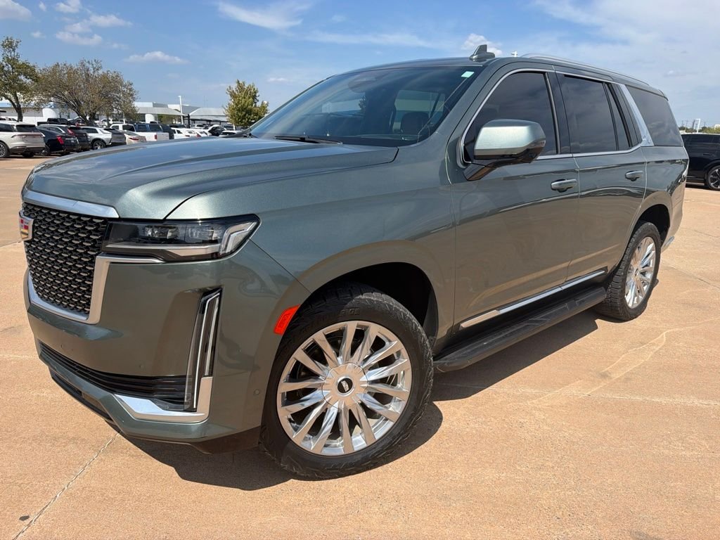 Used 2023 Green Cadillac Premium Luxury image 1