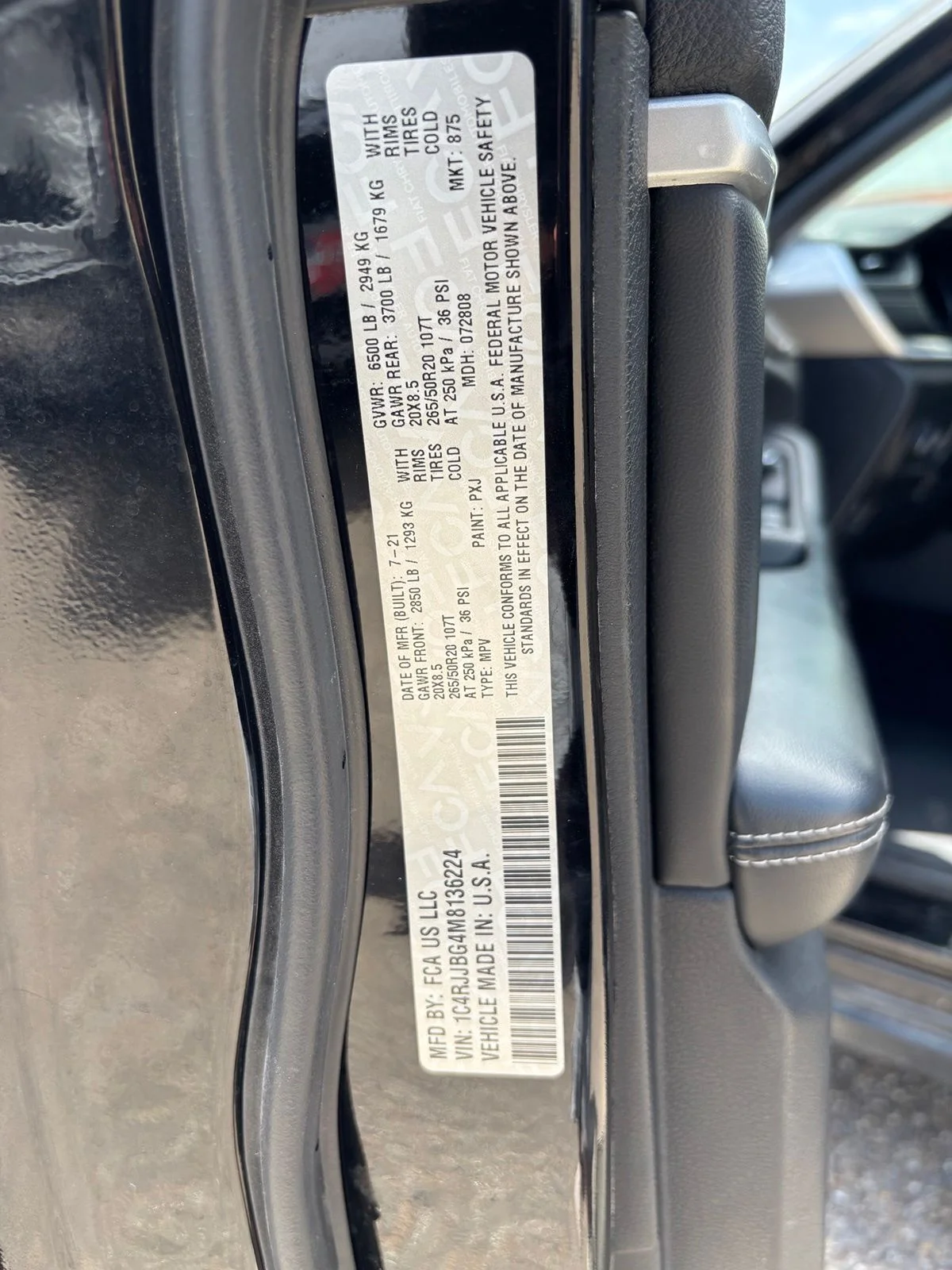 Used 2021 Black Jeep Limited image 9