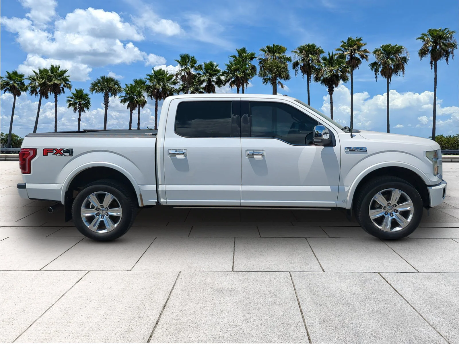 Used 2015 White Platinum Metallic Tri-Coat Ford Platinum image 9