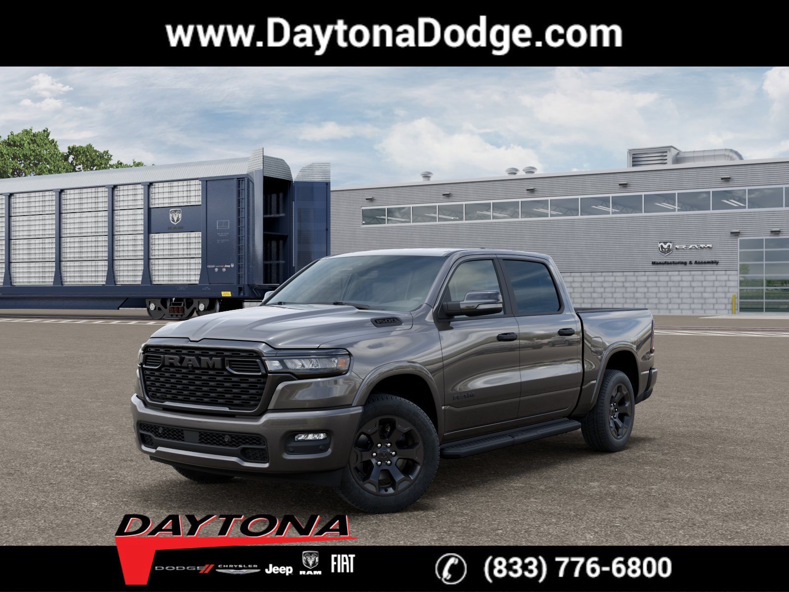 New 2026 Granite Crystal Metallic Clearcoat RAM Big Horn image 1