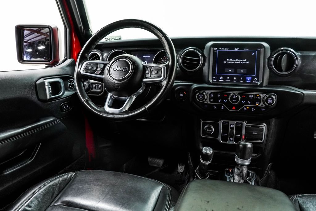 Used 2021 Red Jeep Unlimited Sahara Altitude image 24