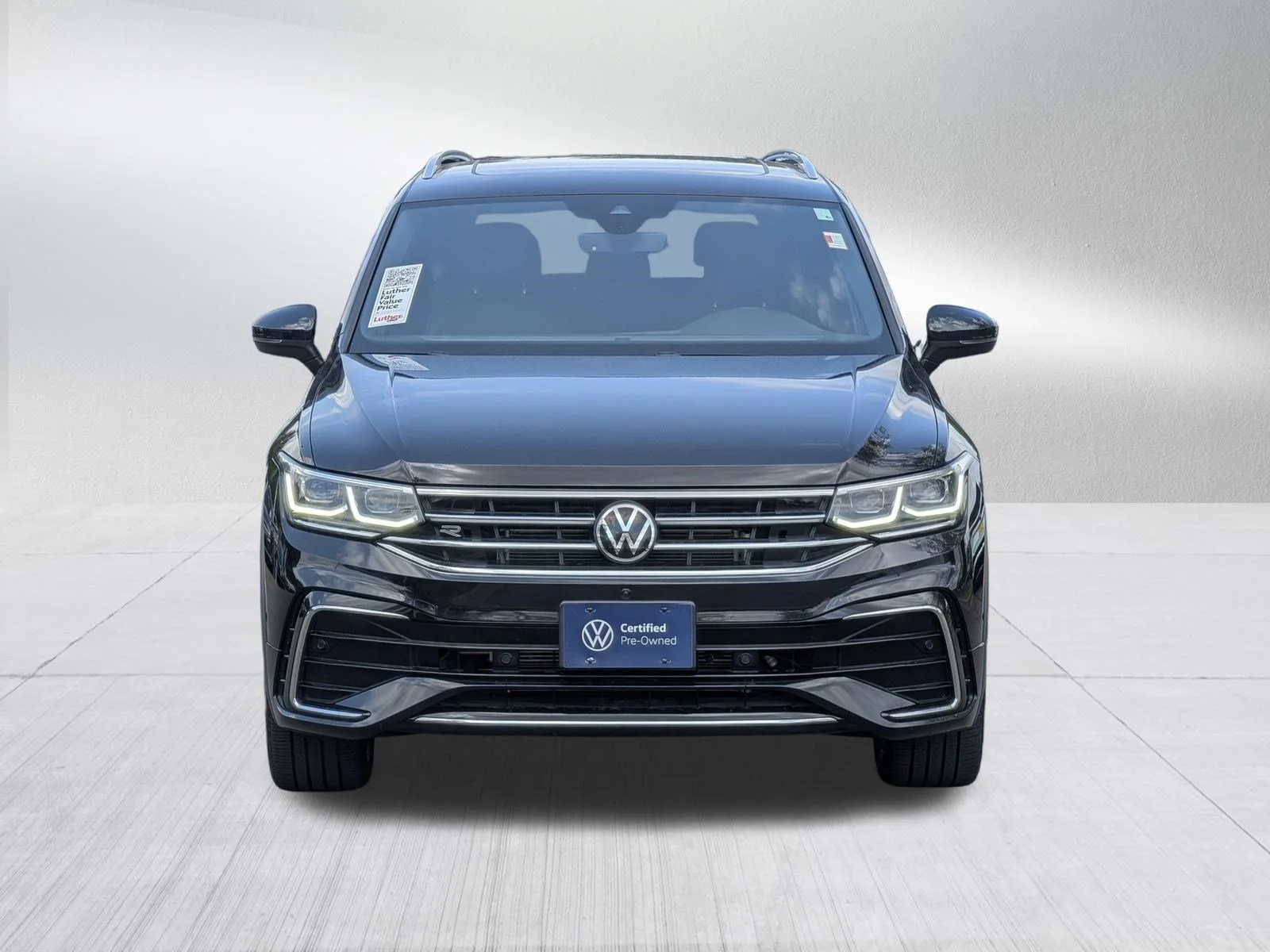 Certified Used 2023 Deep Black Pearl Volkswagen SEL R-Line image 2
