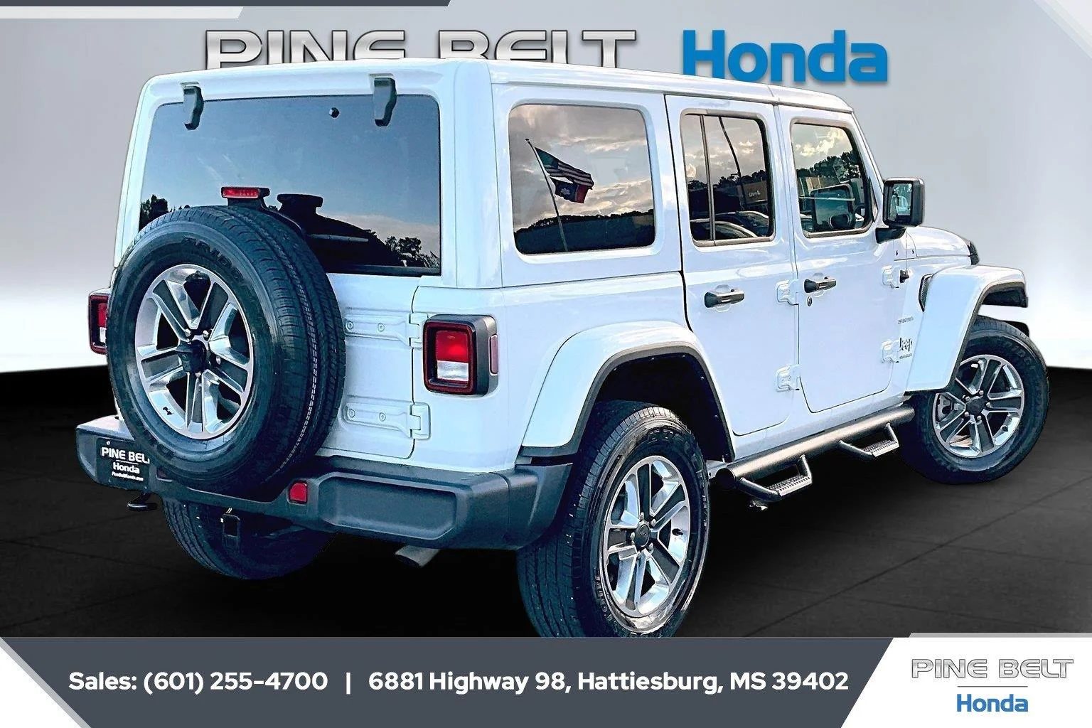 Used 2023 Bright White Clearcoat Jeep Sahara image 11