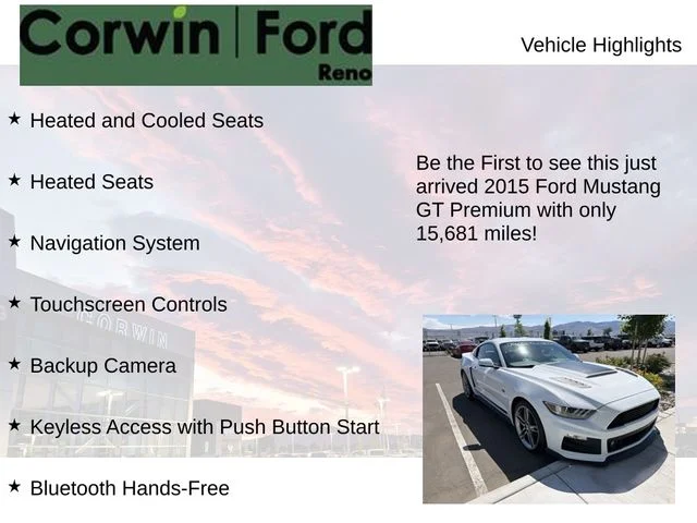Used 2015 Oxford White Ford GT Premium image 4