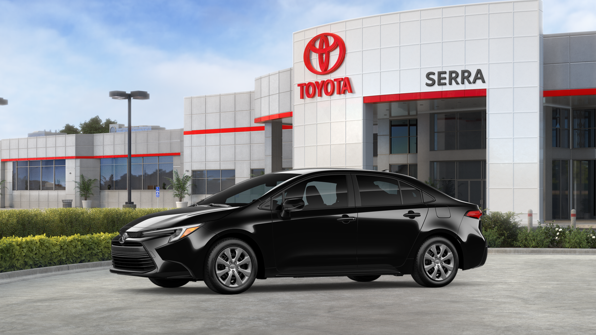 New 2026 Midnight Black Metallic Toyota Hybrid LE image 4