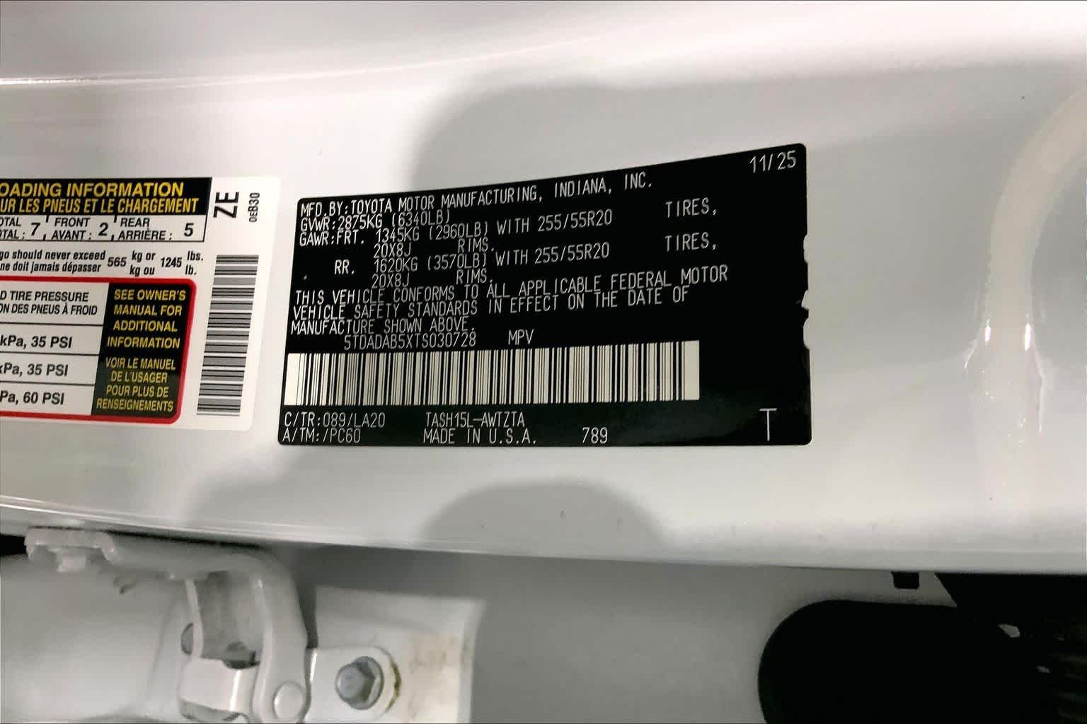 Used 2026 Wind Chill Pearl Toyota Hybrid MAX Platinum image 37