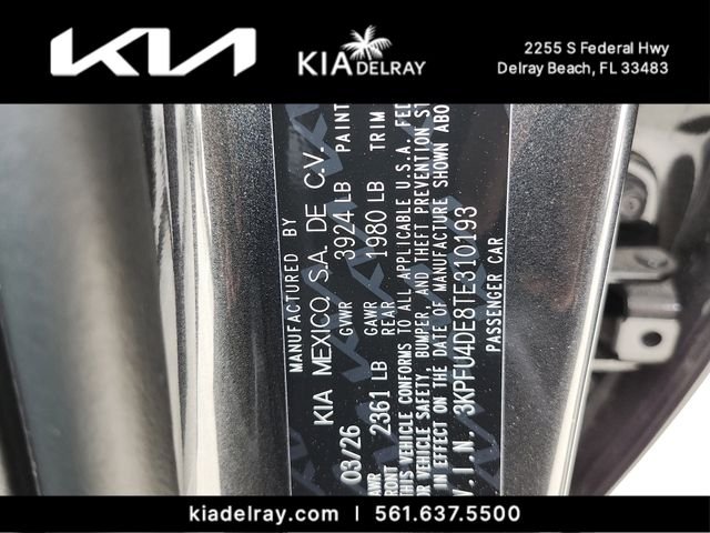 New 2026 Interstellar Gray Kia EX image 31