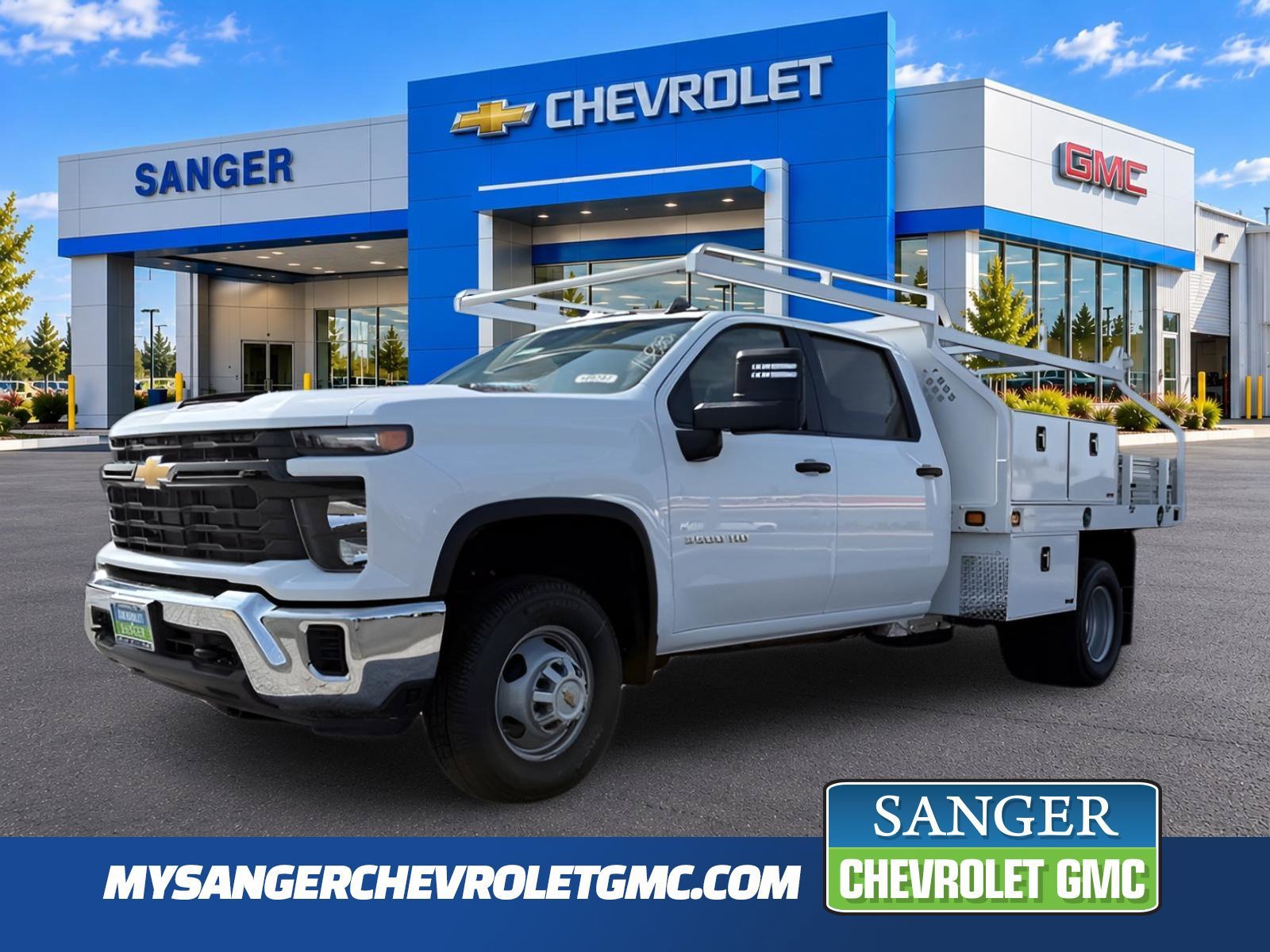 2026 Chevrolet Silverado 3500 HD Chassis Cab Work Truck Crew Cab for sale - Stock #26T942 - White - New at My True Fleet