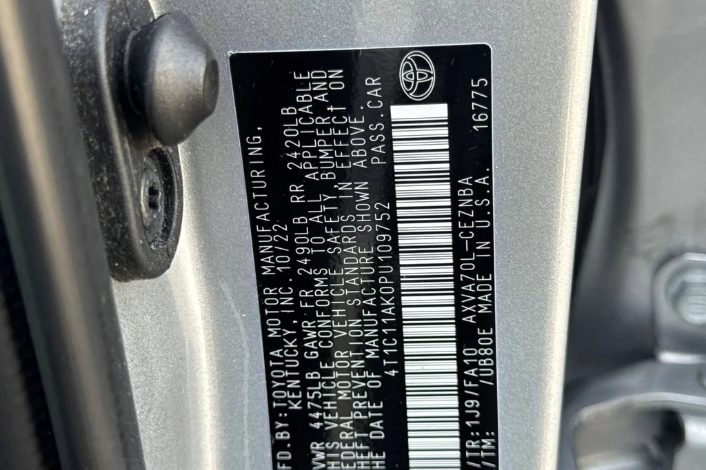 Used 2023 Silver Toyota LE image 31