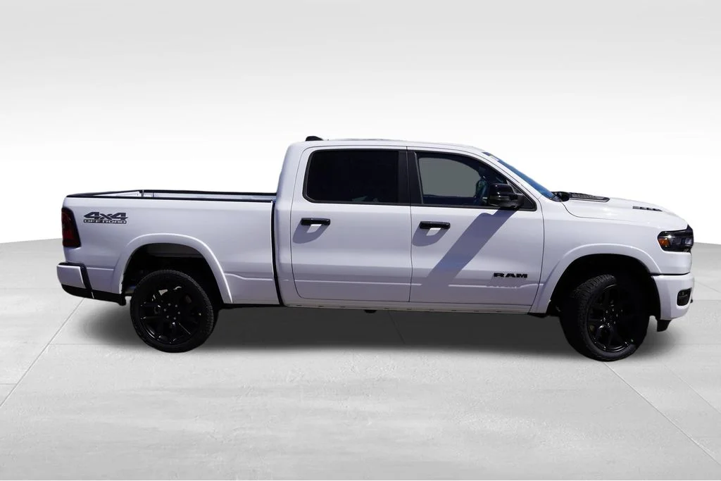 New 2026 Bright White Clear-Coat Exterior Paint RAM Laramie image 2