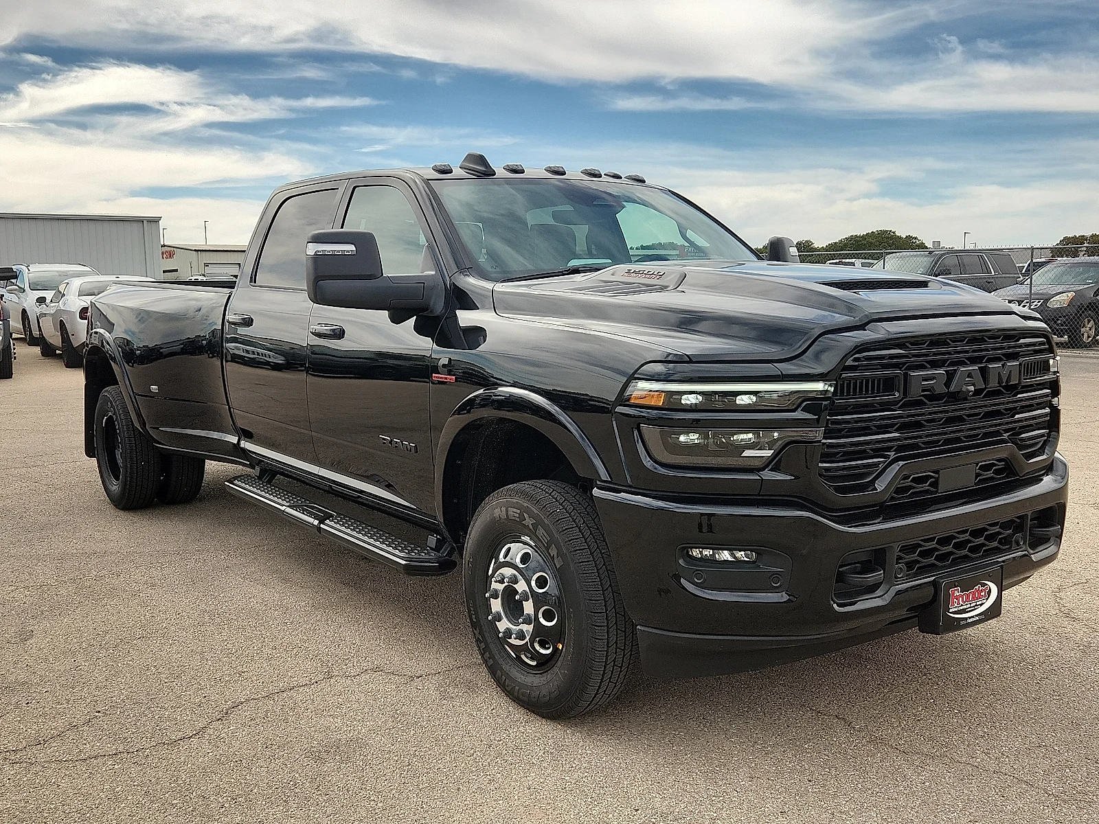 New 2027 Diamond Black Crystal Pearl-Coat  Paint Ram LARAMIE CREW CAB 4X4 8