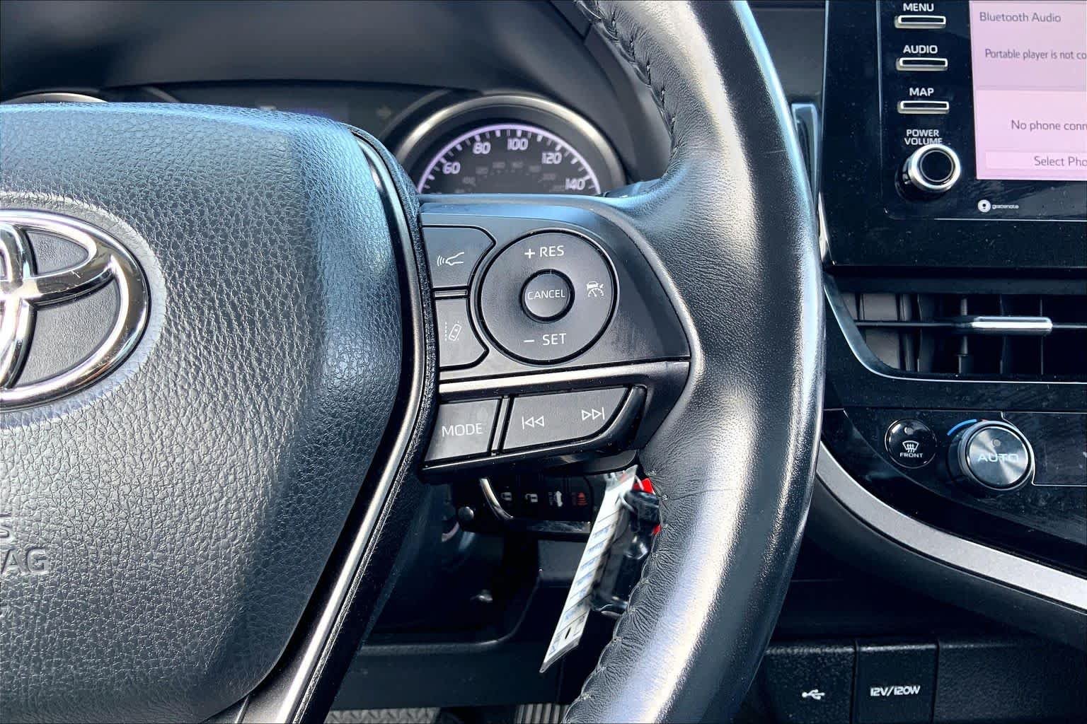 Used 2022 Midnight Black Metallic Toyota SE image 24