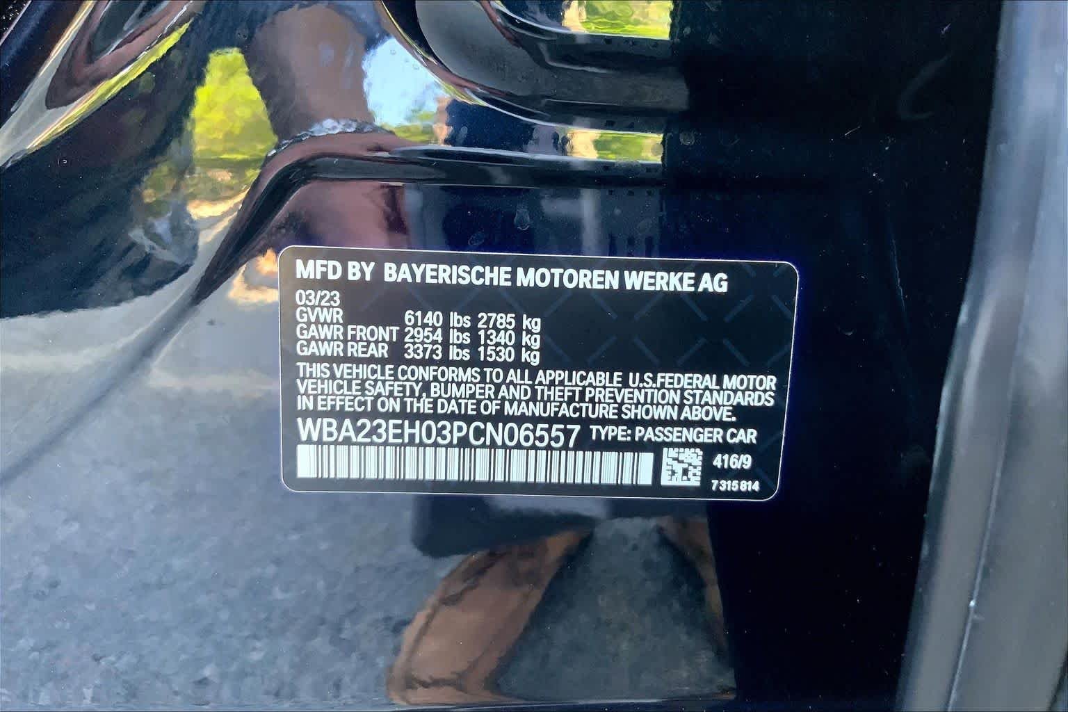 Certified Used 2023 Carbon Black Metallic BMW 740i image 31
