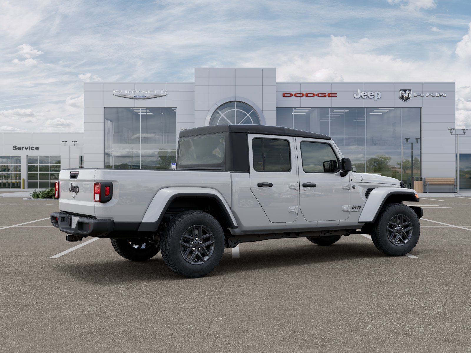 New 2026 Bright White Clear-Coat Exterior Paint Jeep Sport S image 43