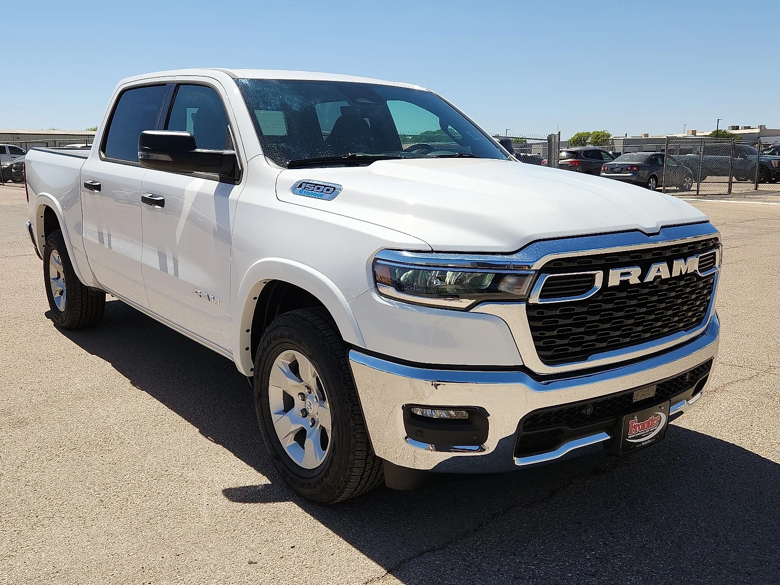 New 2026 Bright White Clear-Coat  Paint Ram LONE STAR CREW CAB 4X2 5