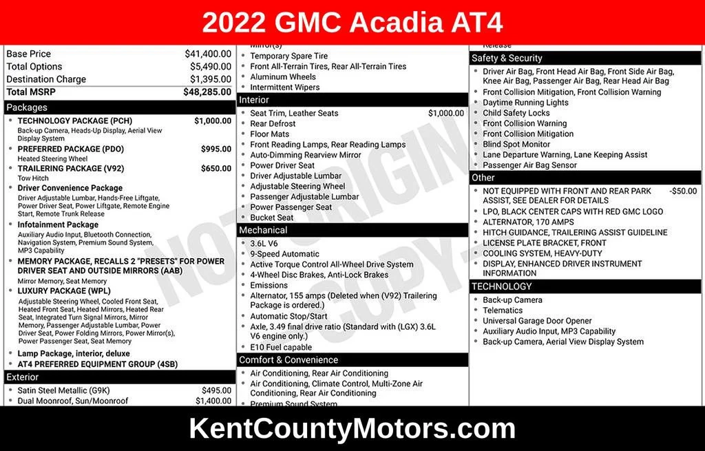 2022 GMC Acadia AT4 AWD's photo