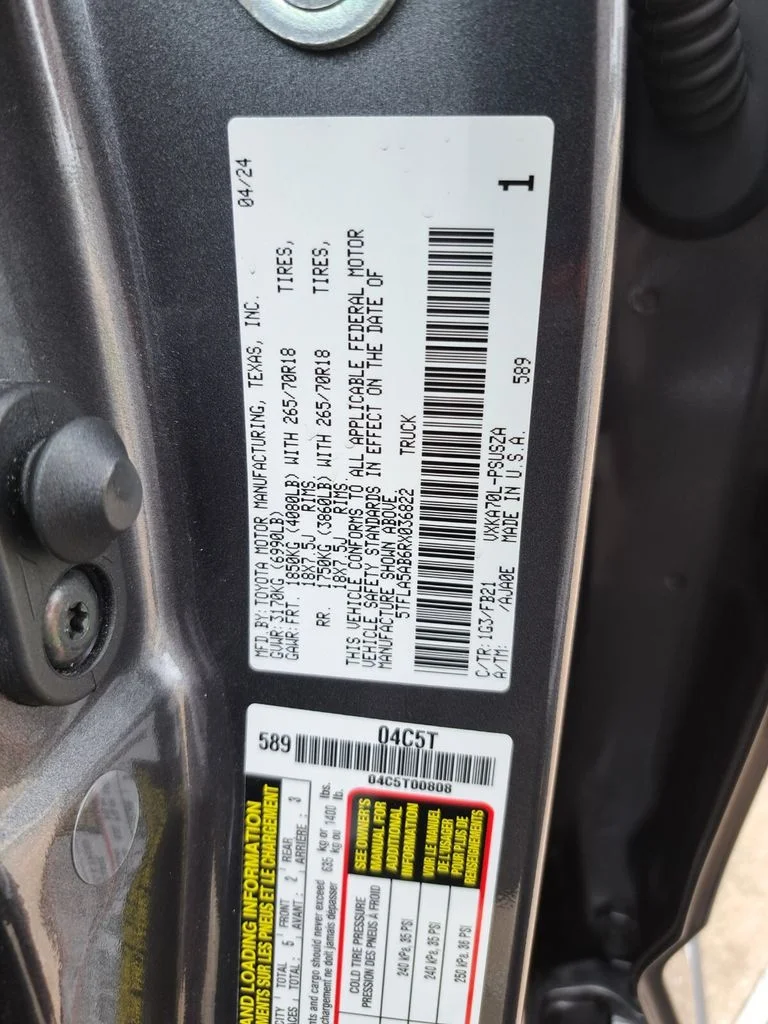 Used 2024 Gray Toyota SR5 image 27