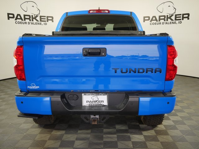 Used 2021 Voodoo Blue Toyota Crew Max SR5 w/ TRD Sport Pkg image 6