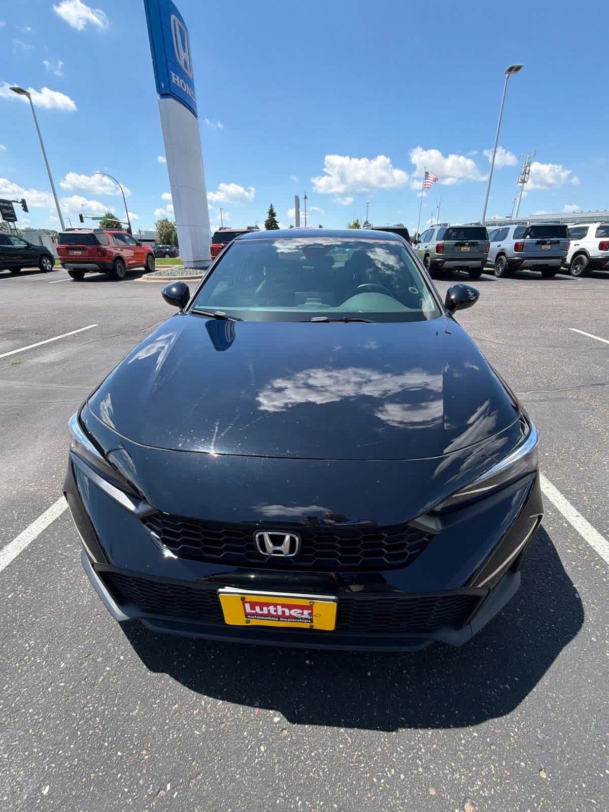 Used 2025 Crystal Black Pearl Honda Sport image 2