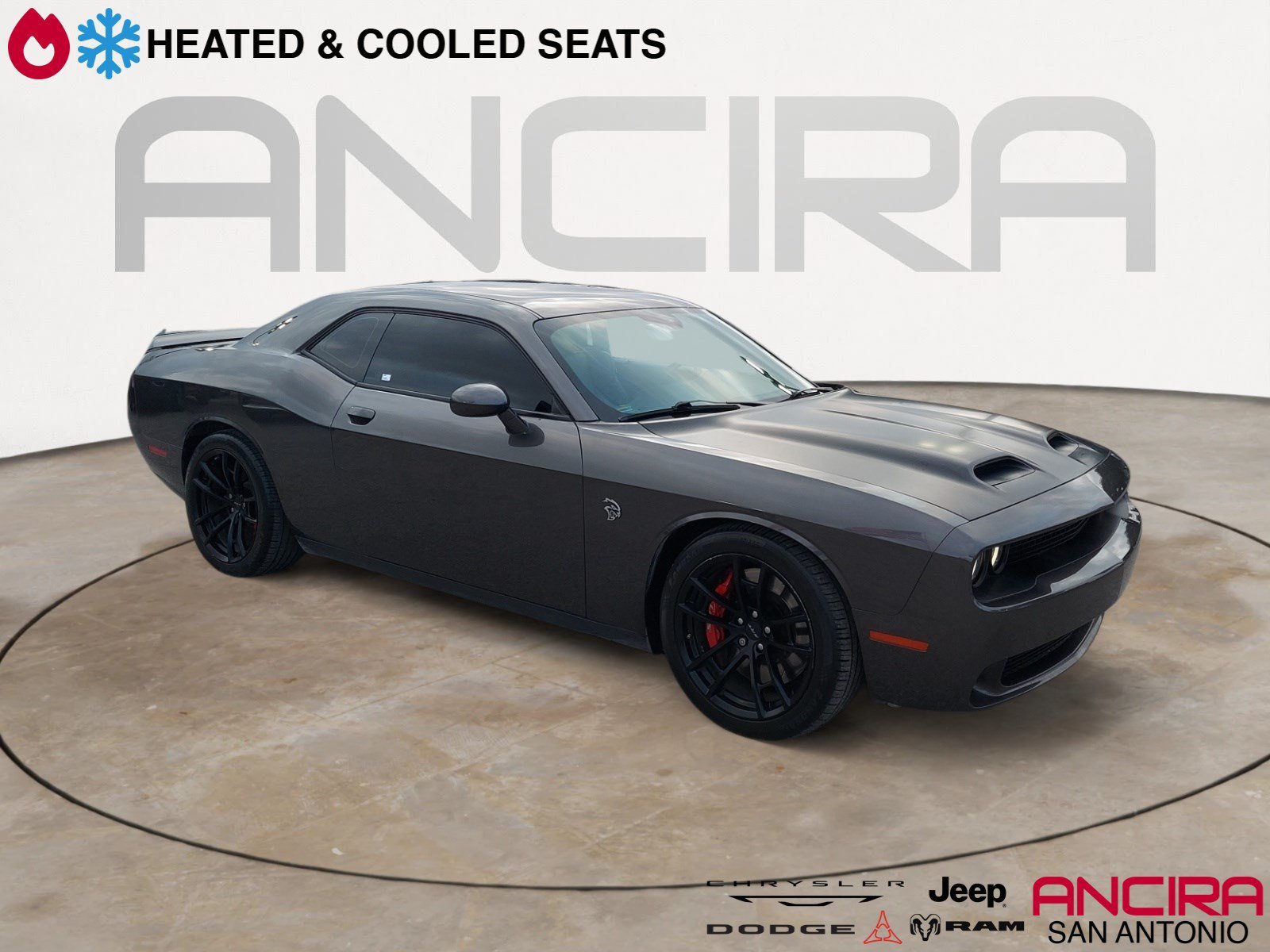 Used 2023 Granite Pearlcoat Dodge SRT Hellcat Jailbreak image 1