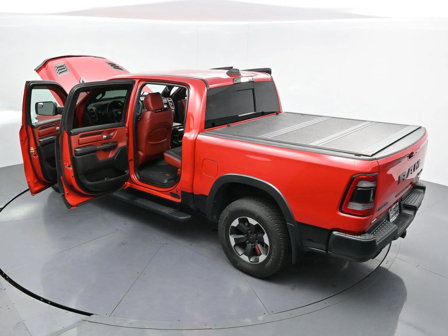 Used 2019 Flame Red Ram Rebel image 38