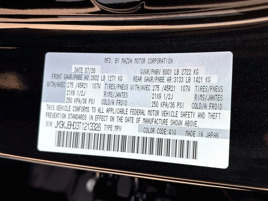 New 2026 Jet Black Mica Mazda 3.3 Turbo Preferred AWD image 33