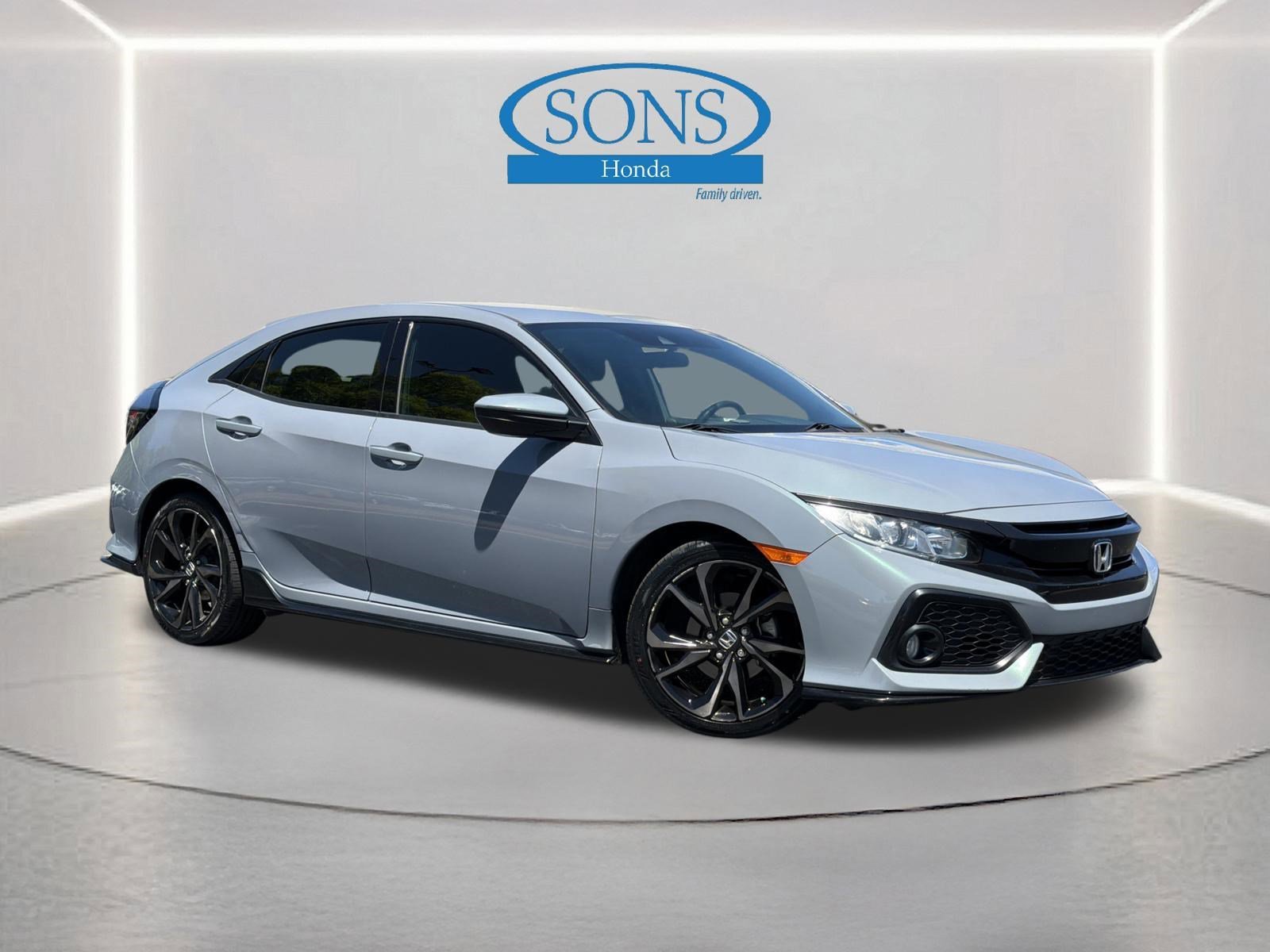 Used 2019 Honda Civic Hatchback Sport with VIN SHHFK7H47KU200719 for sale in McDonough, GA