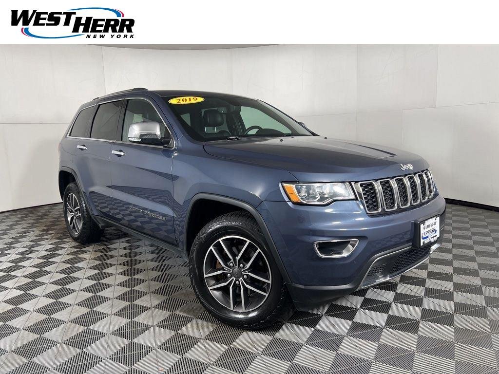 Used 2019 Pacific Blue Clearcoat Jeep Limited image 1