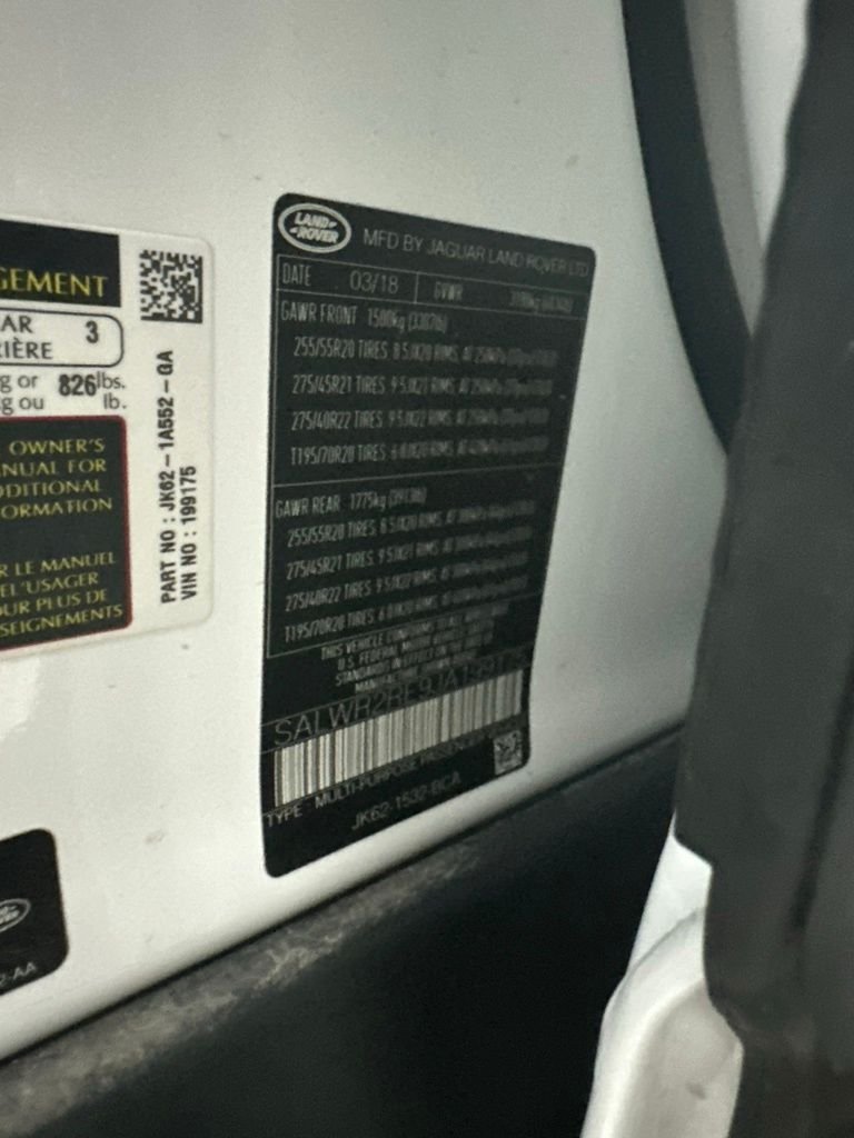 Used 2018 White Land Rover Supercharged image 30