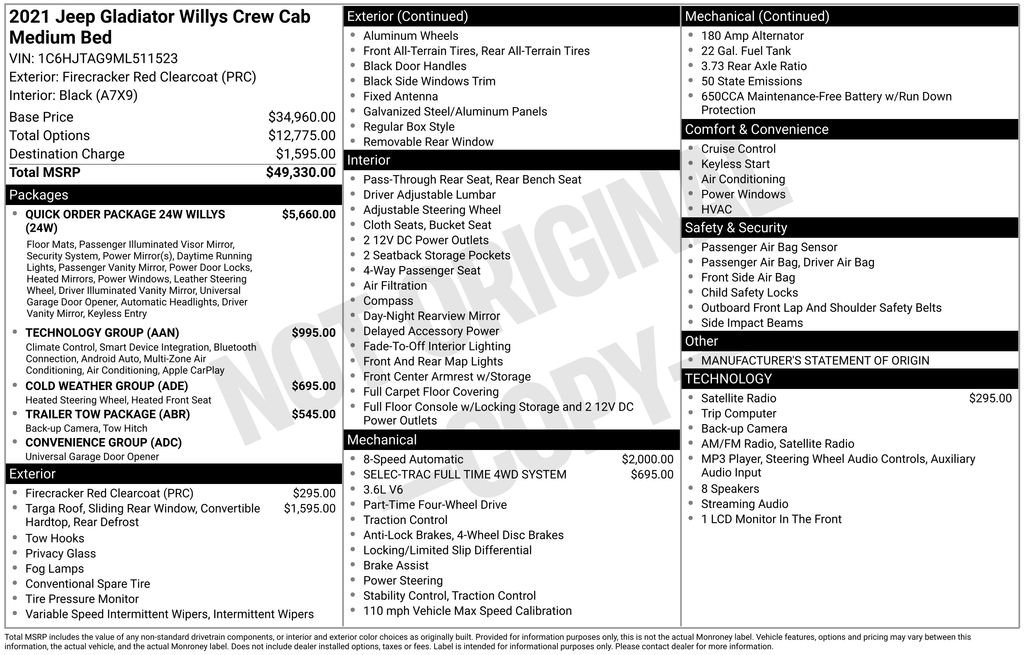 Used 2021 Red Jeep Willys image 10