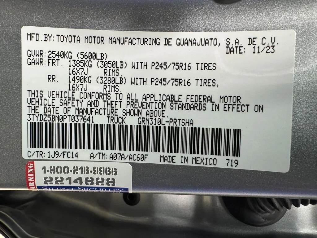 Certified Used 2023 Celestial Silver Metallic Toyota SR5 image 33